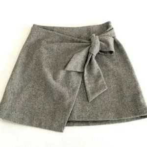 Aritzia Wilfred Herringbone Wrap Skirt